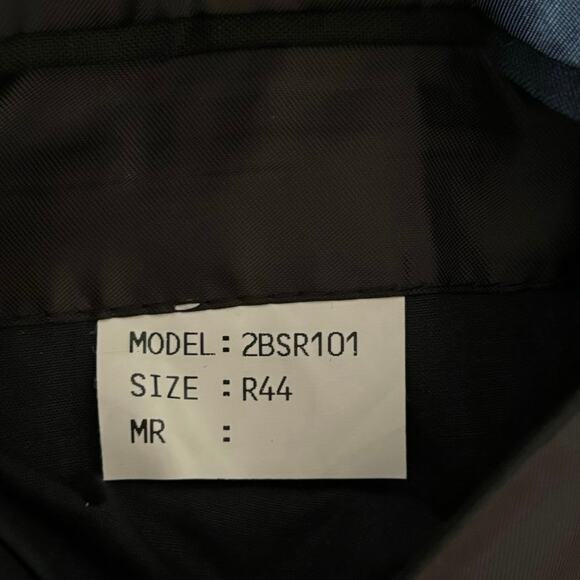 Savile Row Size 44R 44 Black Suit Jacket Blazer Sportcoat Wool Career Office - Picture 5 of 6